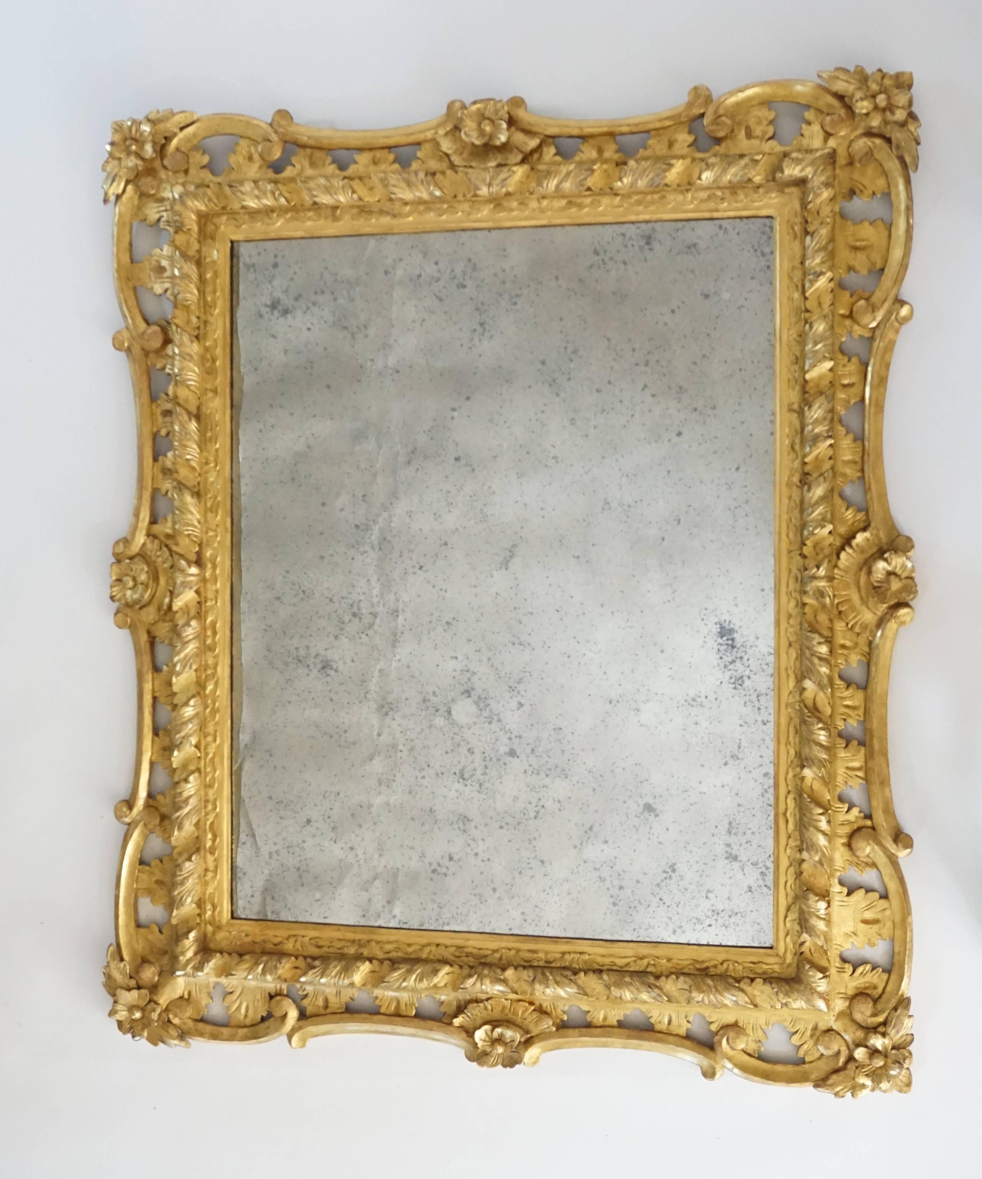 Rococo Revival George II Rococo Style Mirror, England, circa 1830