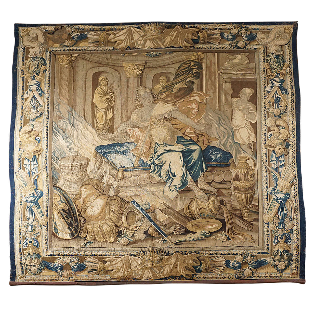 Aubusson Mythological Tapestry, Second Half of the 17th Century