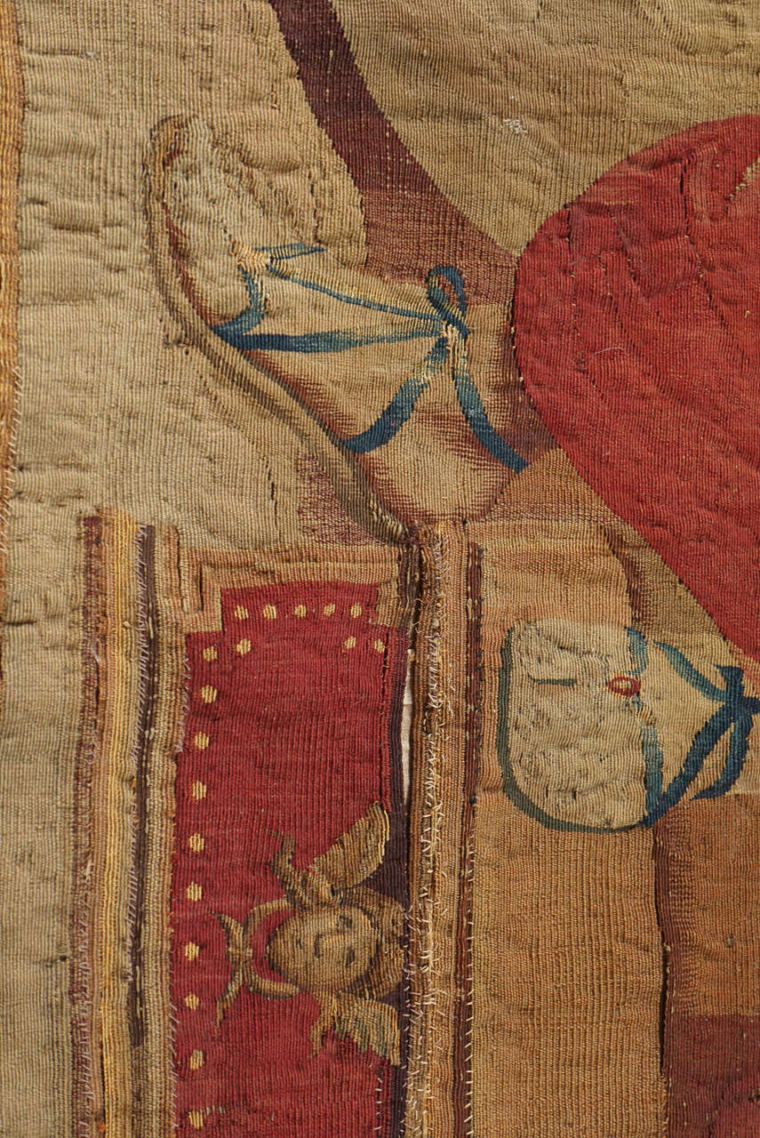 Wool Beauvais Mythological Tapestry of Orpheus and Eurydice, France, circa 1710