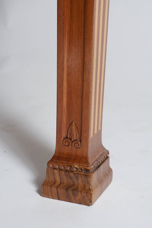 Swedish Grace Parquetry and Marquetry Center Table, circa 1930 3