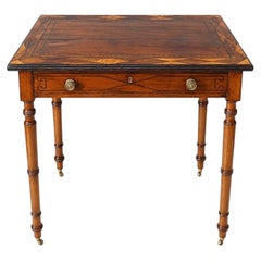 Mahogany and Specimen Woods Ladies Writing Table by George Bullock, circa 1810