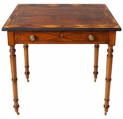 Mahogany and Specimen Woods Ladies Writing Table by George Bullock, circa 1810