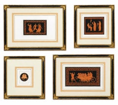 Sir William Hamilton's 'Antiquities', Set of 4 Aquatint Plates, circa 1770