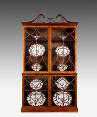 Georgian Mahogany China Cabinet