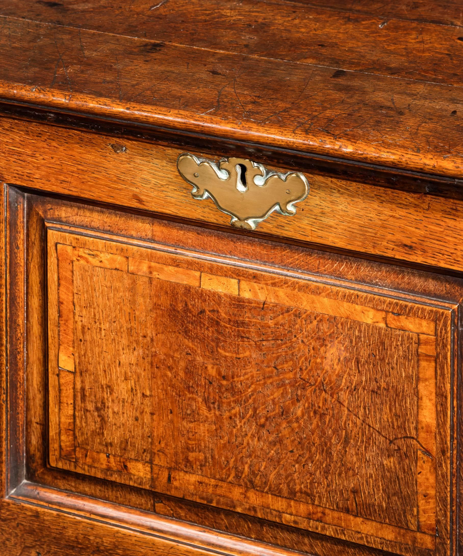 Georgian Oak Coffer on Stand 1