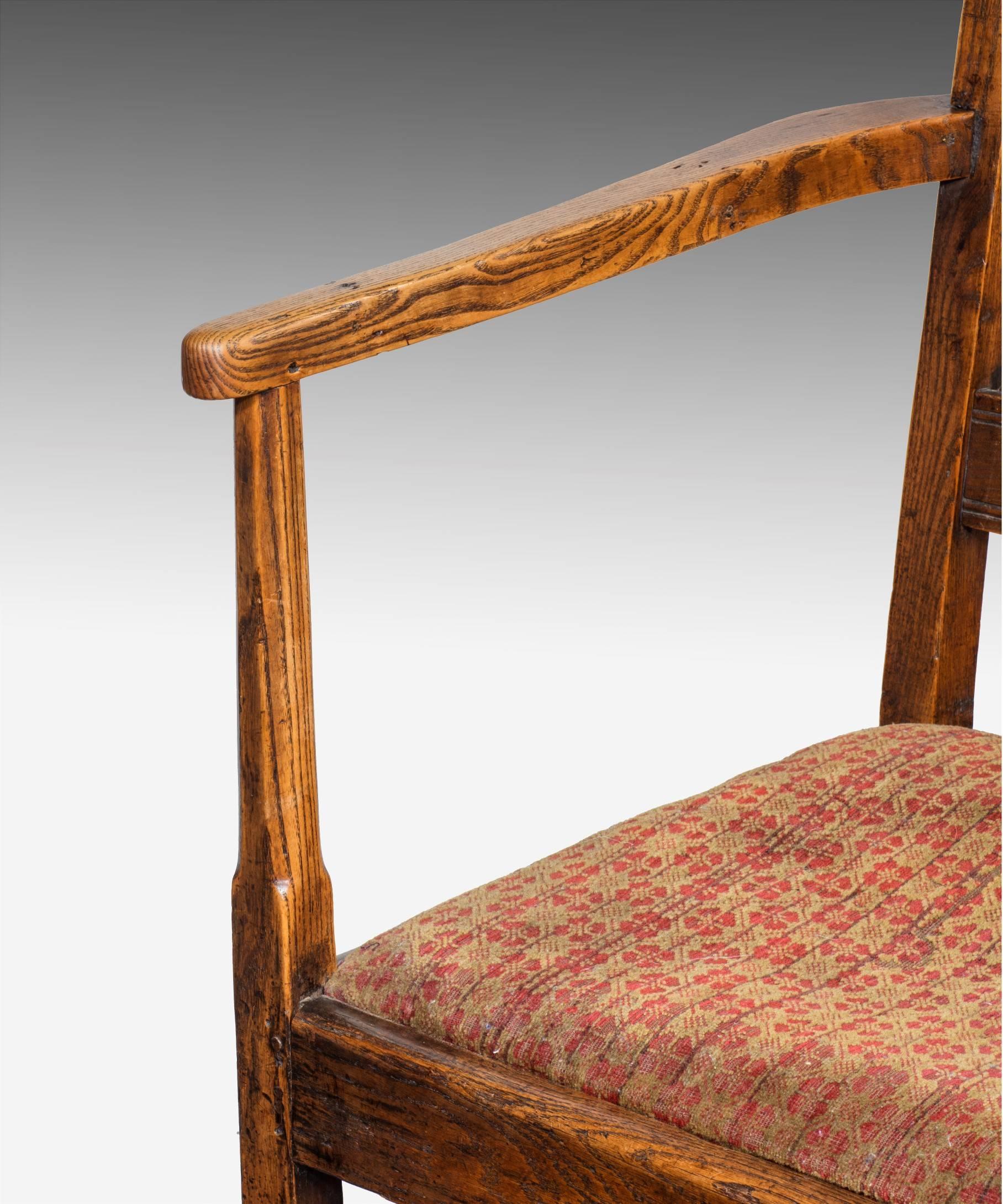 Early 19th Century Georgian Elm Armchair