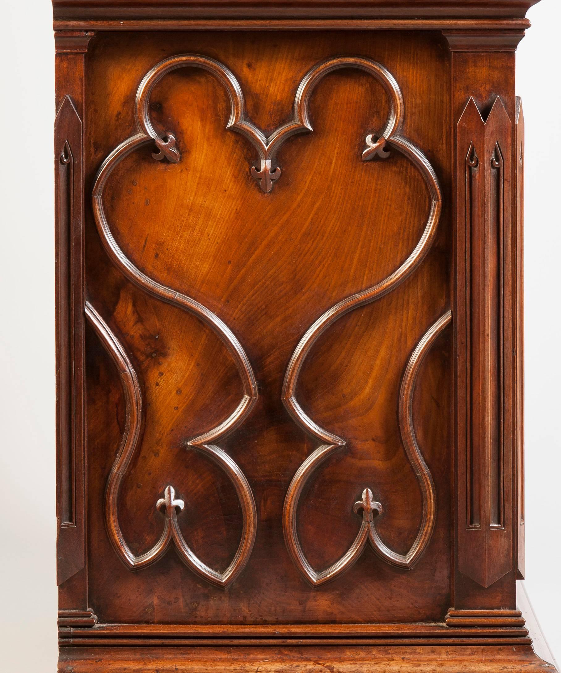 19th Century Gothic Mahogany Display Cabinet 3
