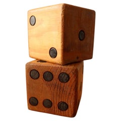 Vintage Dice Bookends