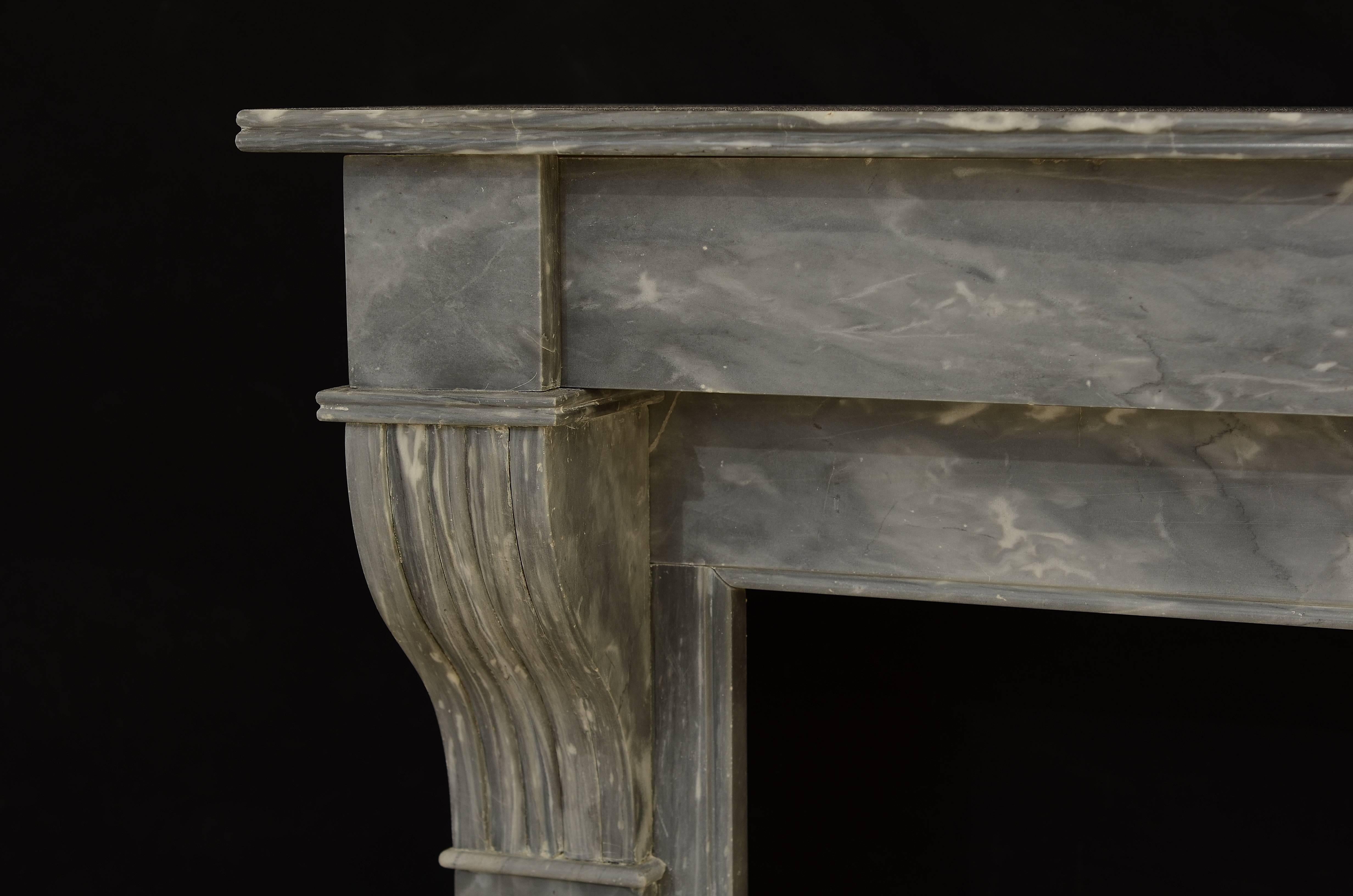 Louis Philippe Lovely Petite French Marble Fireplace