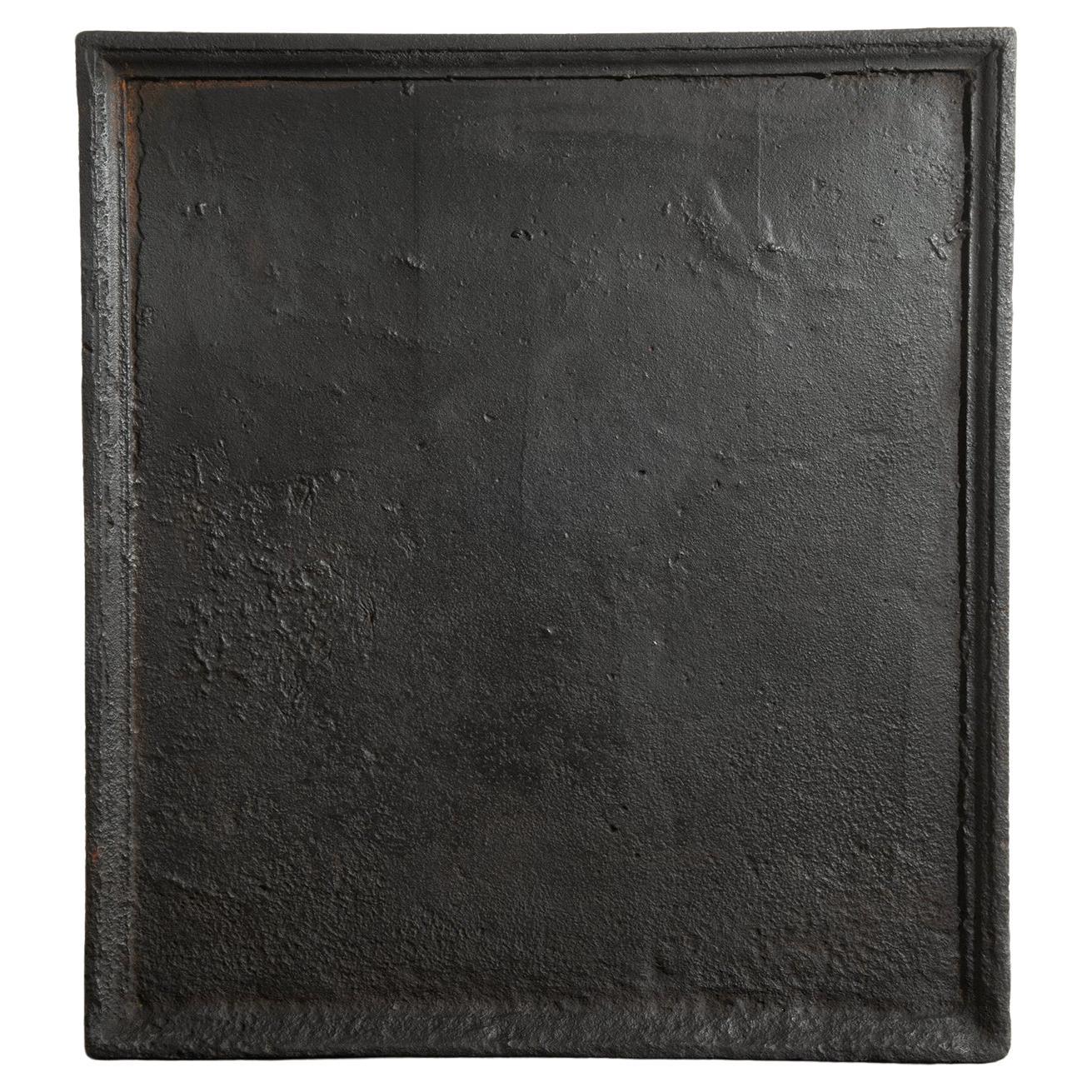 Antique Cast Iron Fireback / Backsplash For Sale