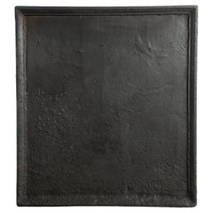 Plaque de cheminée / dosseret en fonte antique