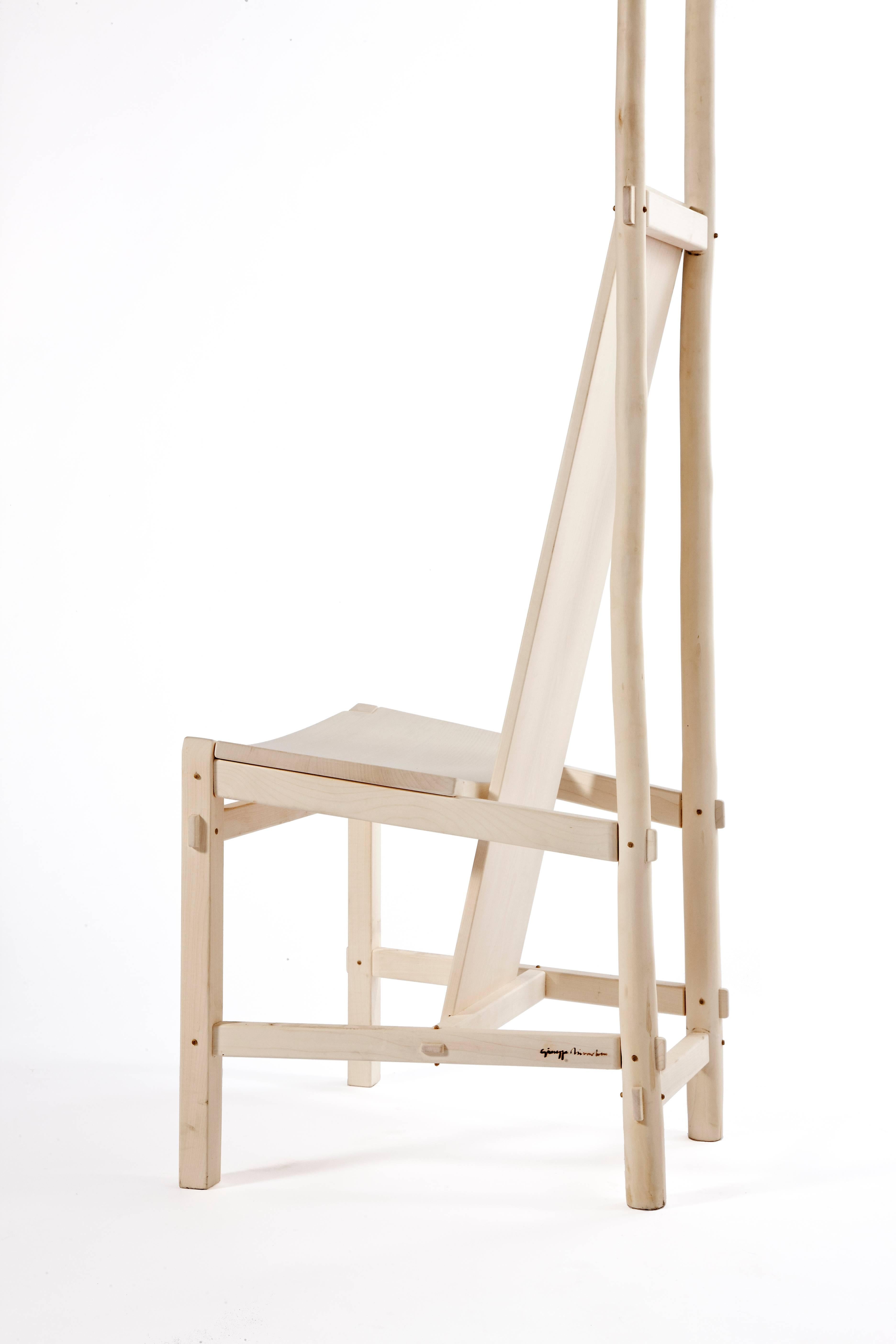 Modern Fiorita Chair by Giuseppe Rivadossi