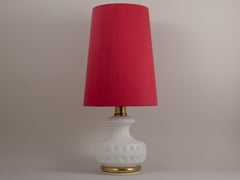 1960s Peill & Putzler Glass Table Lamp with Illuminated Base