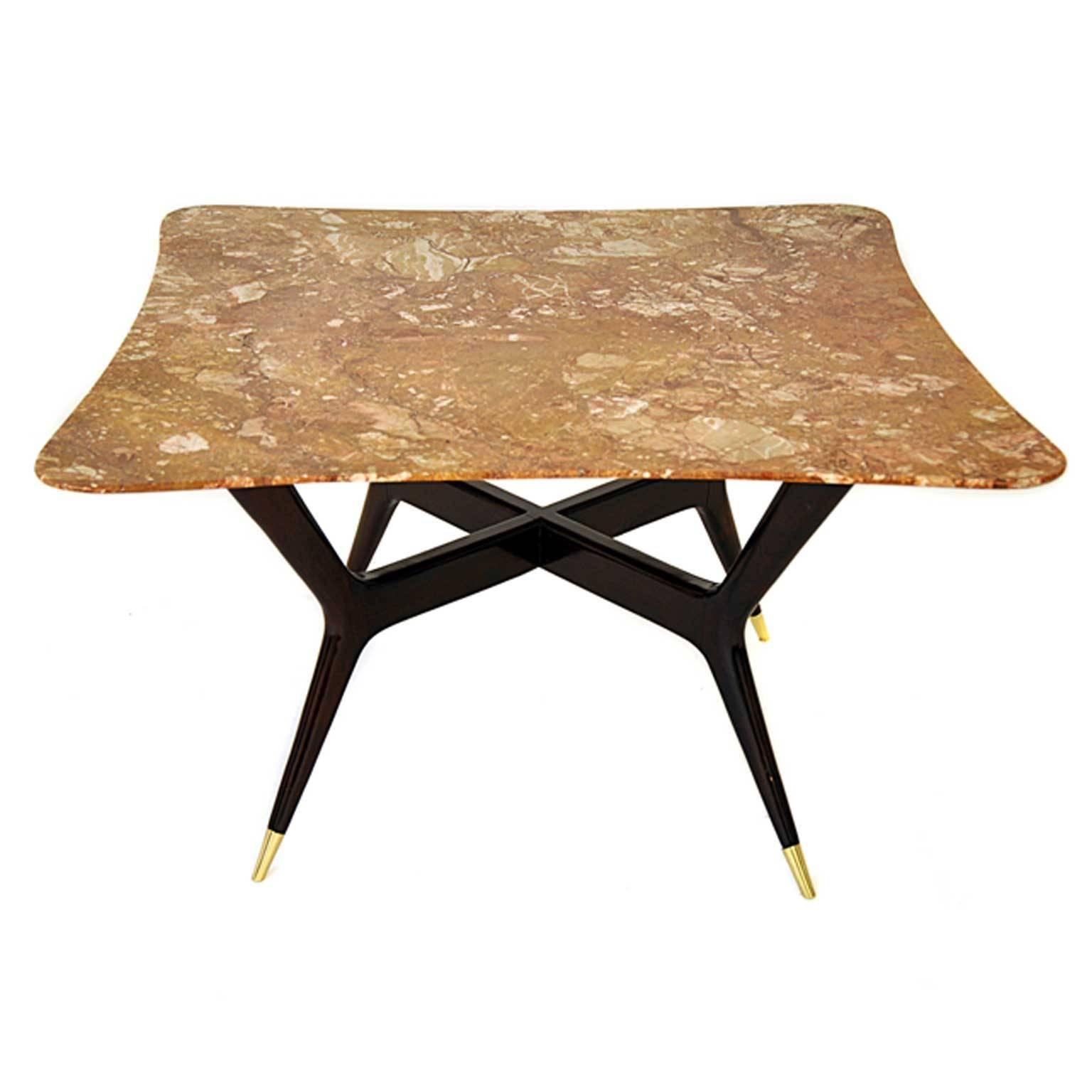 Mid-Century Modern Couch Table Italy Marble, 1950-1960 For Sale