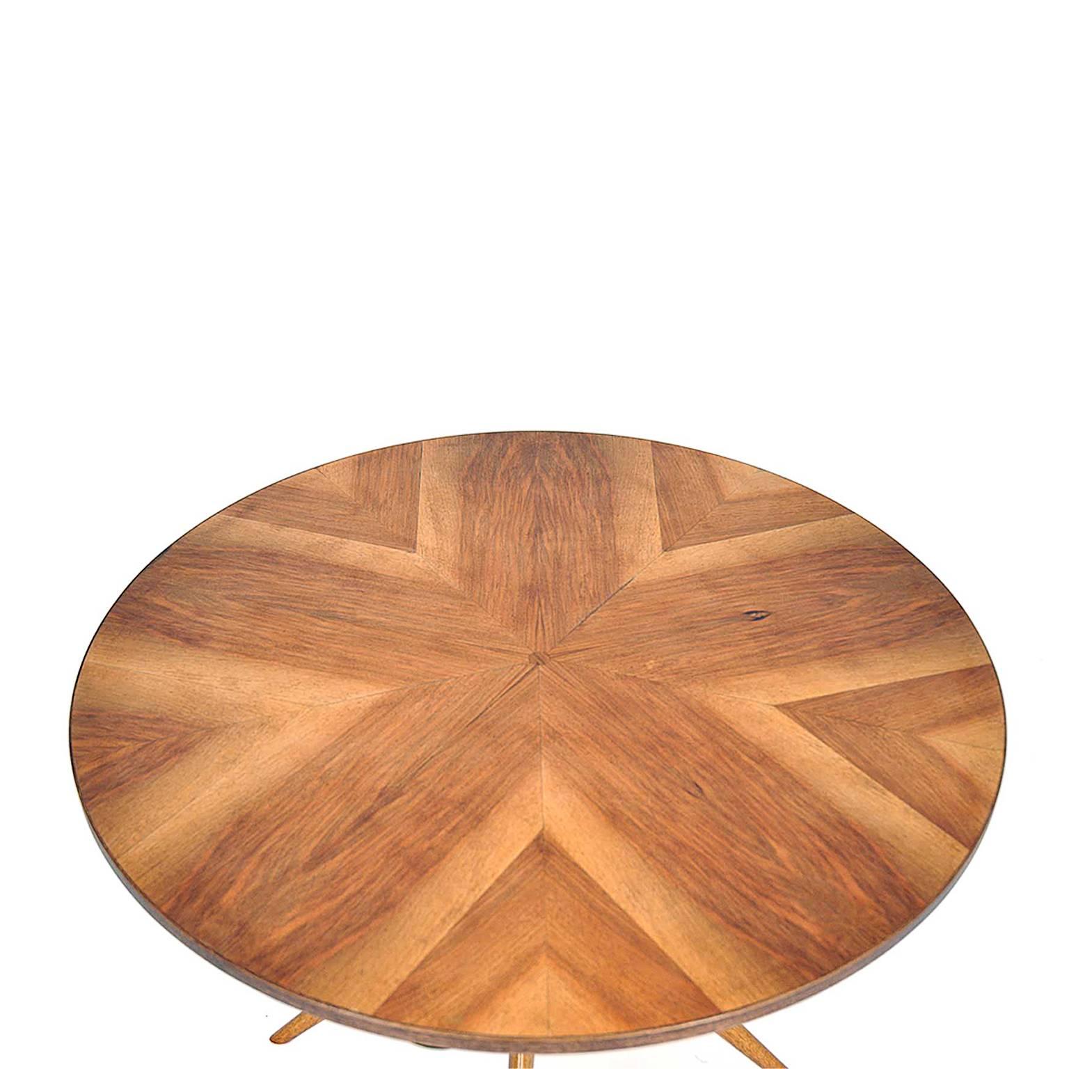 Game Table Made of Walnut, Italy, 1950s In Good Condition In Vienna, AT