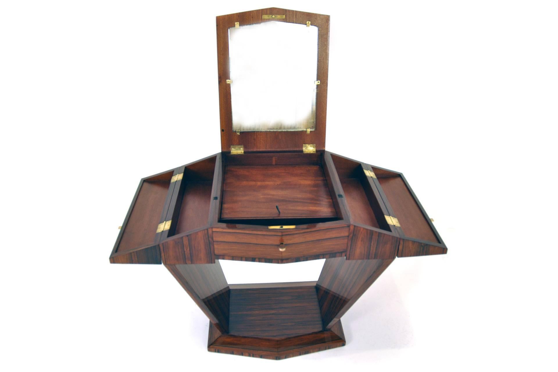 Art Deco Dressing Table Rosewood, France, 1920s-1930s