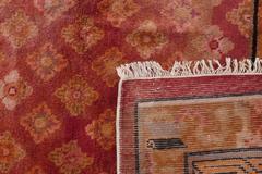 Antique Chinese Baotou Rug for Vintage Shabby Chic Interiors