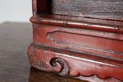 Qianlong Red Lacquer Qing Dynasty Chinese Official’s  Travelling Seal Box 18th c