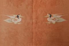 Rare Antique Mongolian Flat-Weave Khelim with Cranes