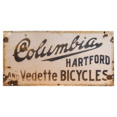 Early 20th Century “Columbia” Bicycles SSP Storefront Sign