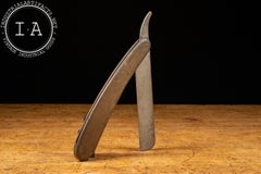 Antique Figural Straight Razor Barber Trade Sign
