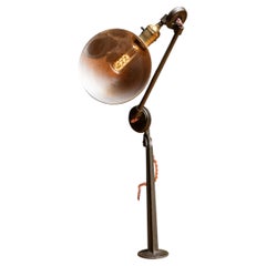 Vintage Industrial Articulating Table Mount Task Lamp