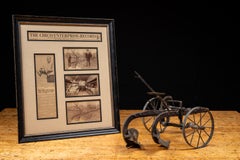 Francis Mecum 1891 Walking Plow Salesman Sample with Museum Display