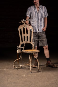 Antique Adjustable Dental Exam Chair