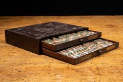 Vintage Watchmaker's Parts Cabinet by C. & E. Marshall