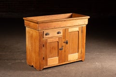 Early American Pine Dry Sink Cabinet