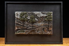 Vintage Framed Mixed Media Relief Scuplture Hesla 1984