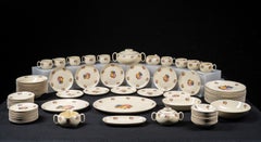 Vintage 88-Piece "Country Gentleman" Dining Set by Cavitt-Shaw