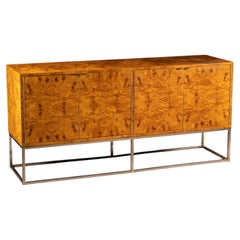 MCM "Flair" Burl Credenza by Bernhardt