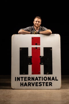 Large International Harvester SSP Neon Sign Face