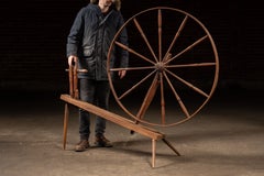 Early American Walking Wheel, or Spinner's Loom