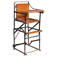 Early 20th Century Salesman Sample Collapsible High Chair