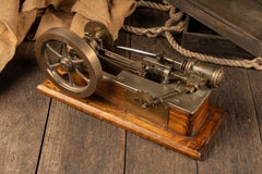 Vintage Brass Steam Engine Valve Gear Demonstration Model