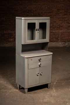 Vintage Steel Bel Geddes Dental Cabinet by Hamilton