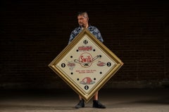 Vintage Swift Meats Large-Format Advertising Wall Clock