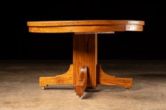 Vintage Mission Rolling Oak Dining Table