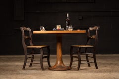 Industrial Butcher Block Bistro Table