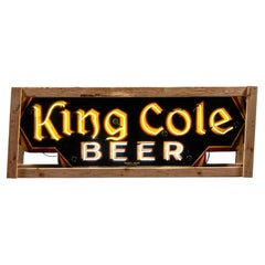 c. 1930s King Cole Beer Neon Sign