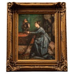 India in Paris, The Exotic Curio  Reproduction Oil on Canvas Painting