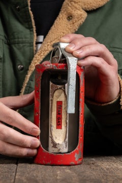Vintage Cutaway Military Vapor Canister