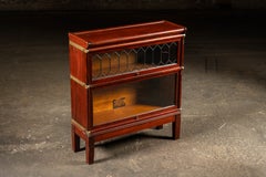 Early 20th Century Imitation Mahogany 2 Pc. Barrister Case by Globe-Wernicke
