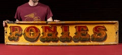 Early 20th Century "Ponies" Circus Panel