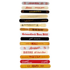 Lot of 15 Vintage Advertising Beer Combs