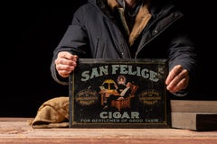 Antique "San Felice" Cigar TOC Sign
