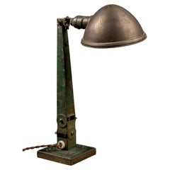 American Fixture Co., principios del siglo XX. Lámpara de trabajo articulada