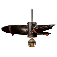 Antique Foundry Mold Ship Propeller Lamp